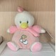 Peluche sonajero pollito rosa