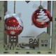 Bola Navidad Personalizada Roja