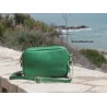 Bolso de piel verde