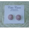 .Pendientes “Princesa” rosa