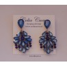 .Pendientes “Alhambra” Azul