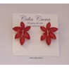 .Pendientes “Gea” rojo