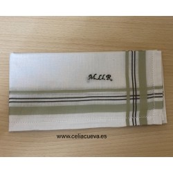 Pañuelo caballero Mod. BD03 iniciales o nombre